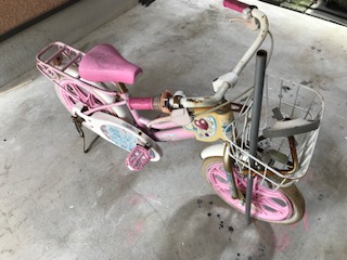 子供自転車を回収しました 大阪市北区中津